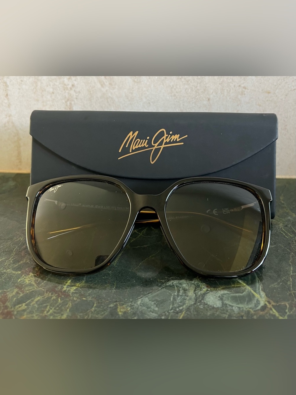 Maui Jim Good Fun Black with tortoise Sunglasses